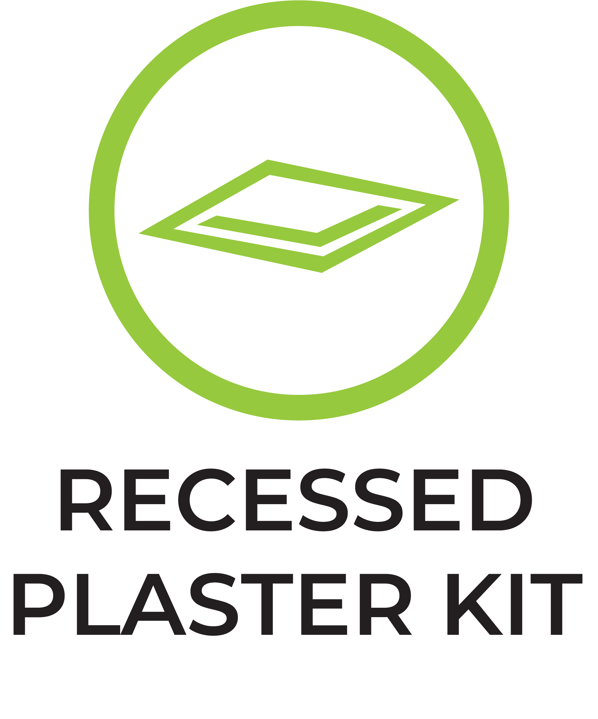 Recessed plater kit