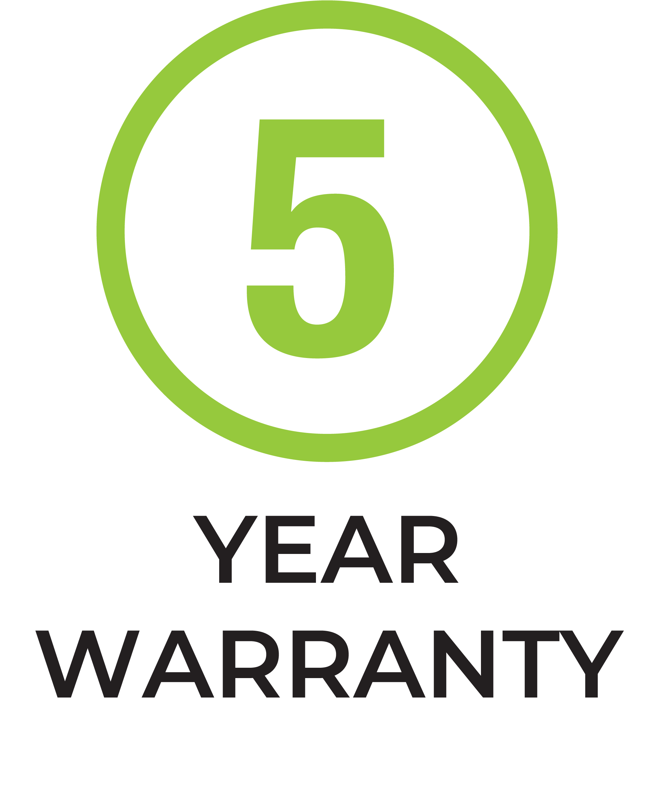 5 Year Warranty 1